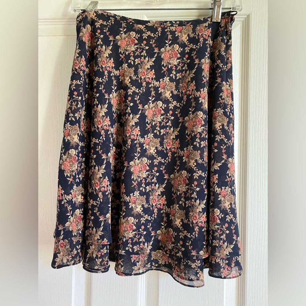 Express vintage double layer skirt